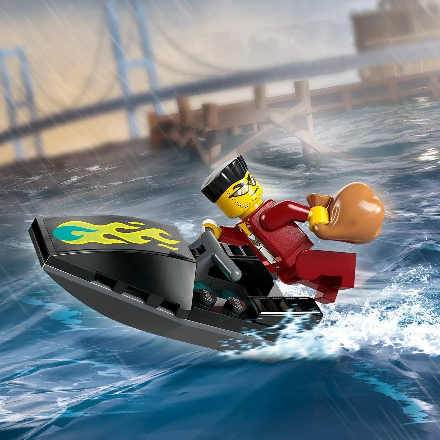 Lego 60417 CITY Police Speedboat & Crooks’ Hideout