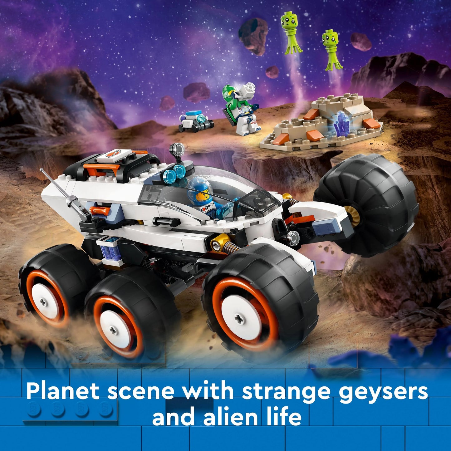 Lego 60431 CITY Space Explorer Rover & Alien Life