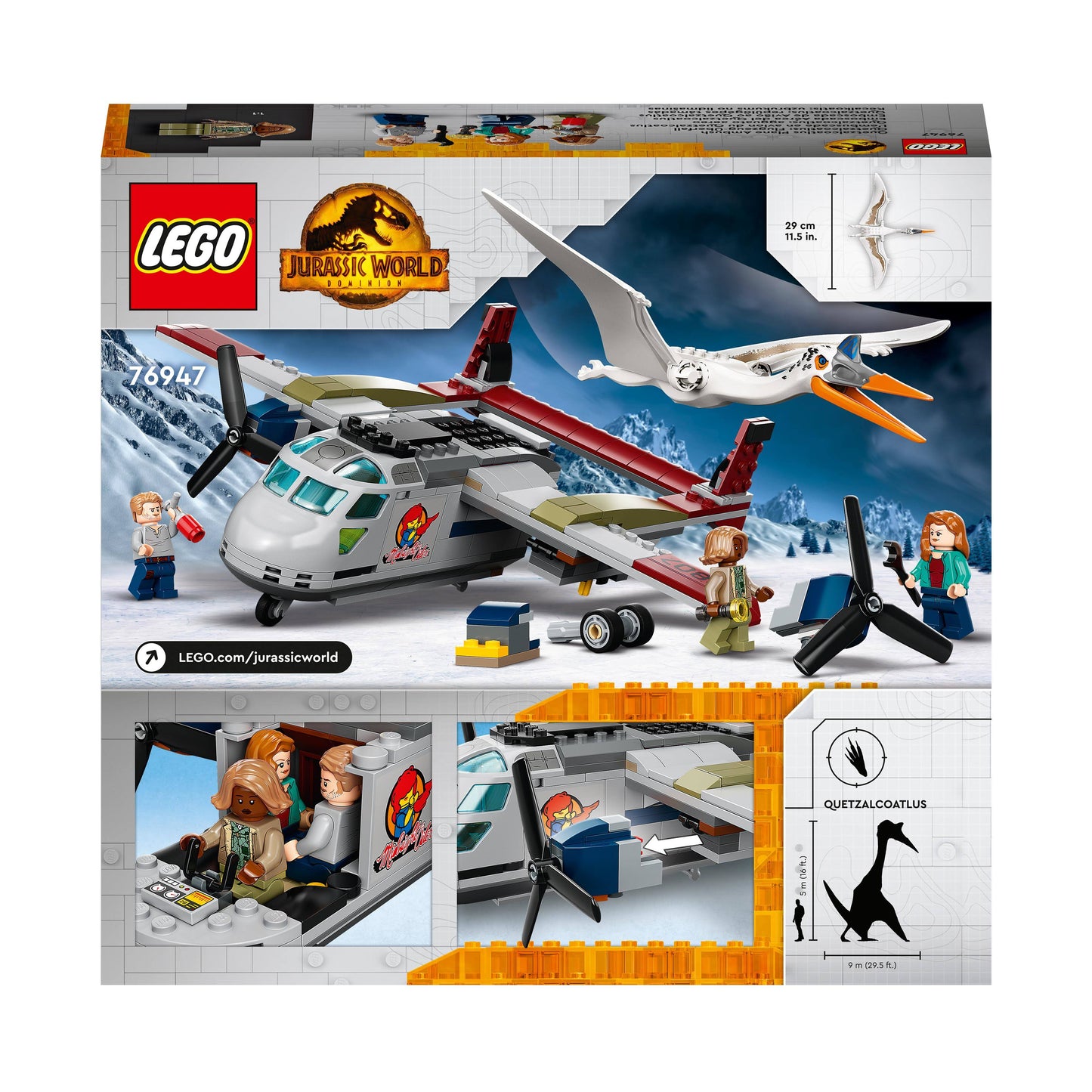 Lego 76947 Jurassic World Quetzalcoatlus Plane Ambush