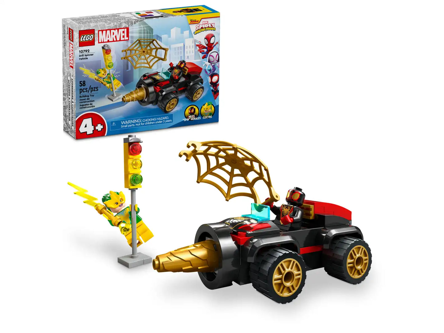 Lego 10792 Marvel Drill Spinner Vehicle