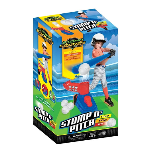 Stomp Sports Stomp N Pitch Baseball Pitching Machine