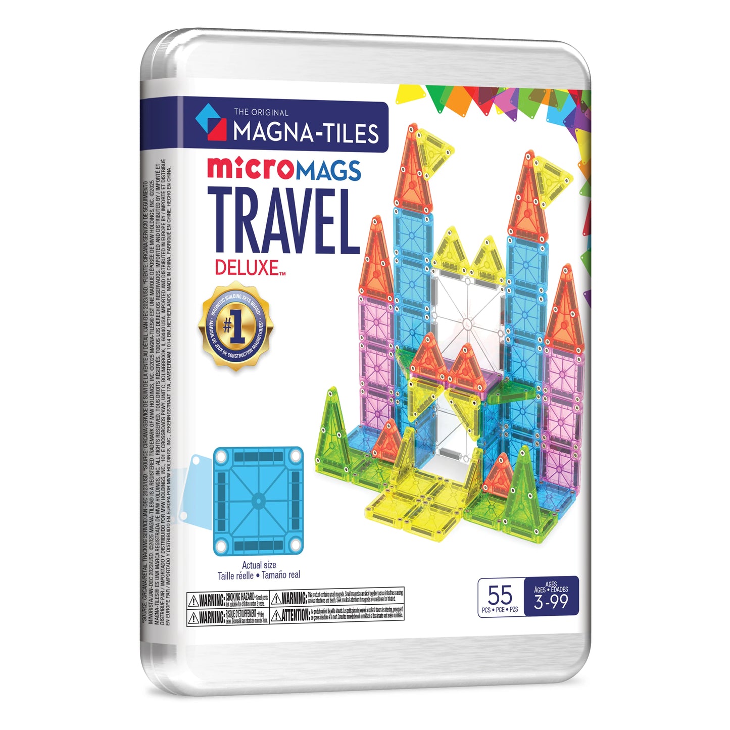Magna-Tiles micromags travel deluxe