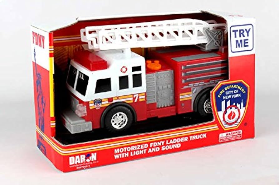 Motorized Fire Truck with lights and sound action