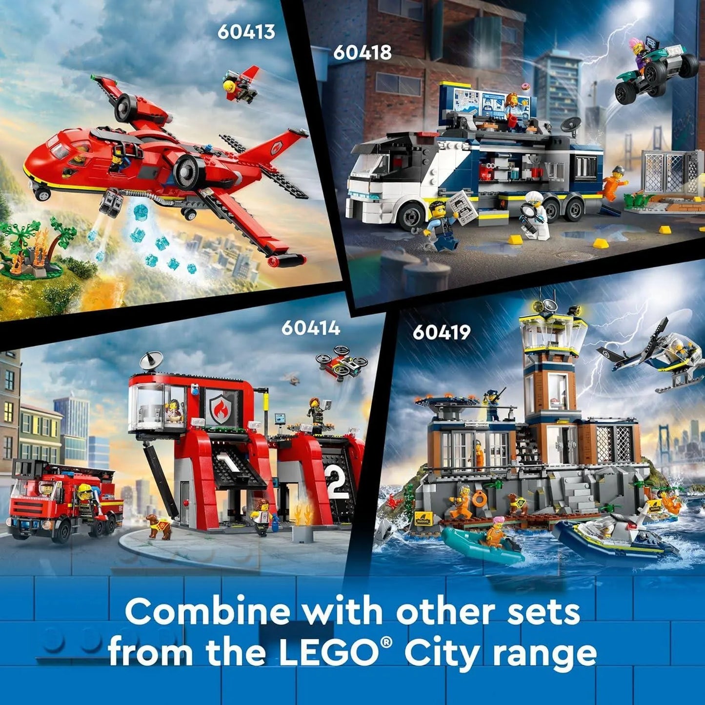 Lego 60413 CITY Fire Rescue Plane