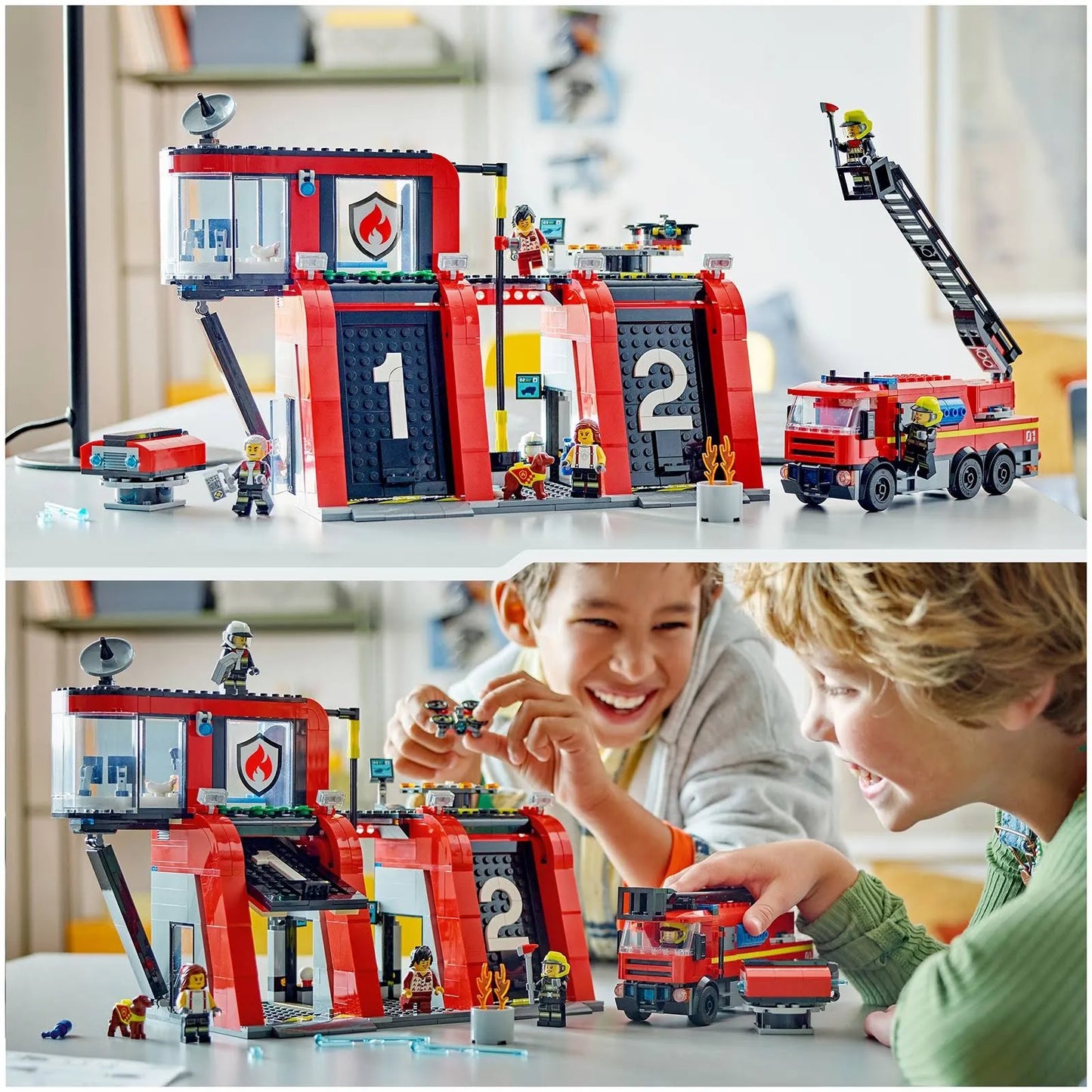 Lego 60414 CITY Fire Station With Fire Truck