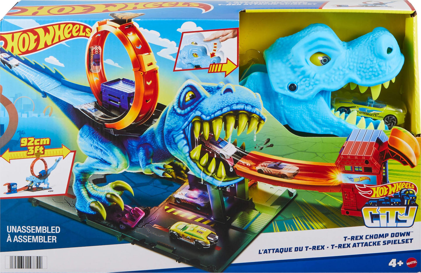 Hot Wheels City T-Rex Chomp Down