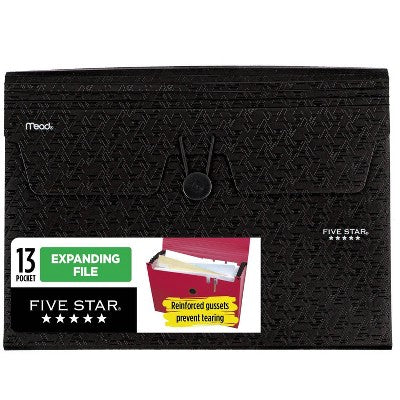 Five Star 13 pocket Expanding file