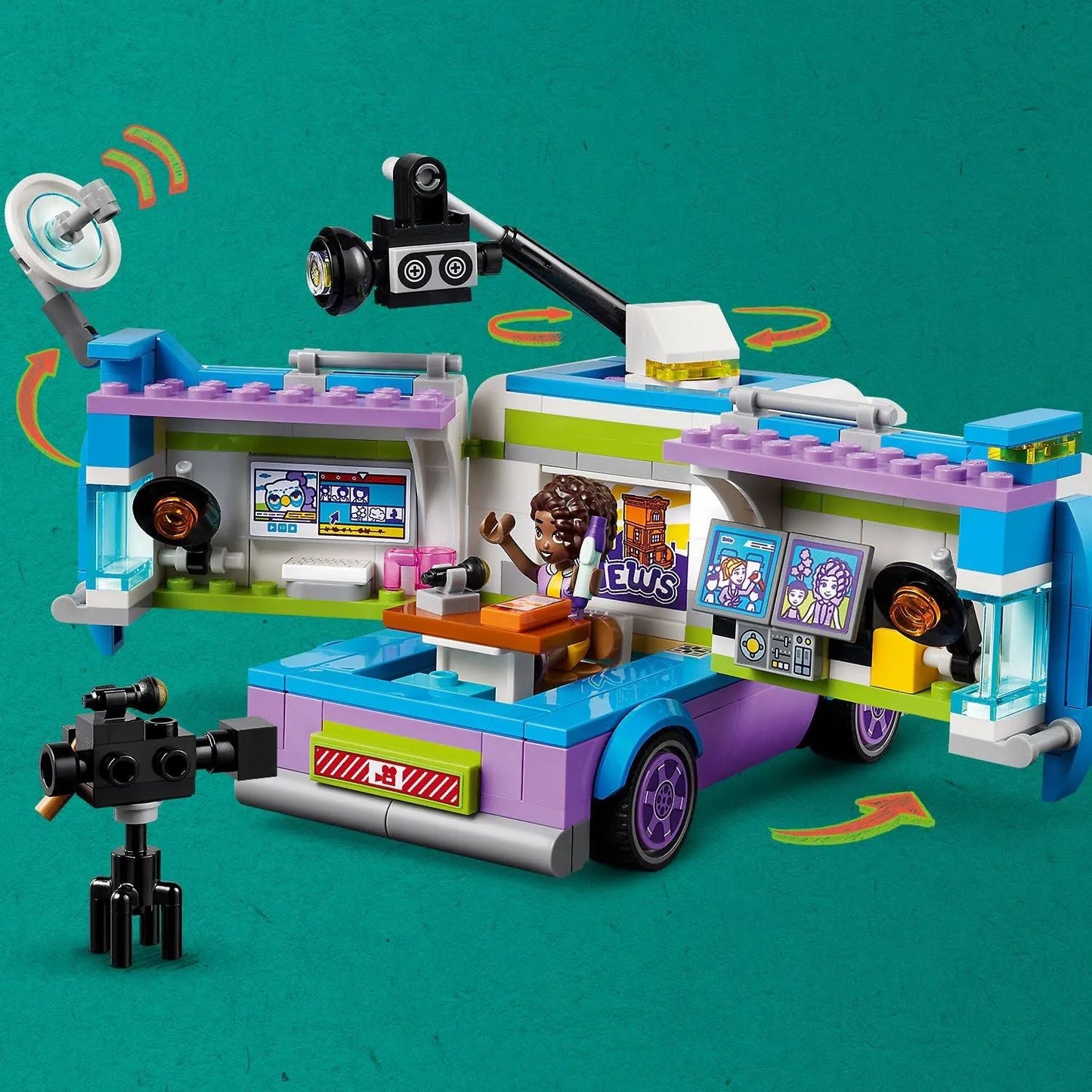 Lego 41749 Friends Newsroom Van