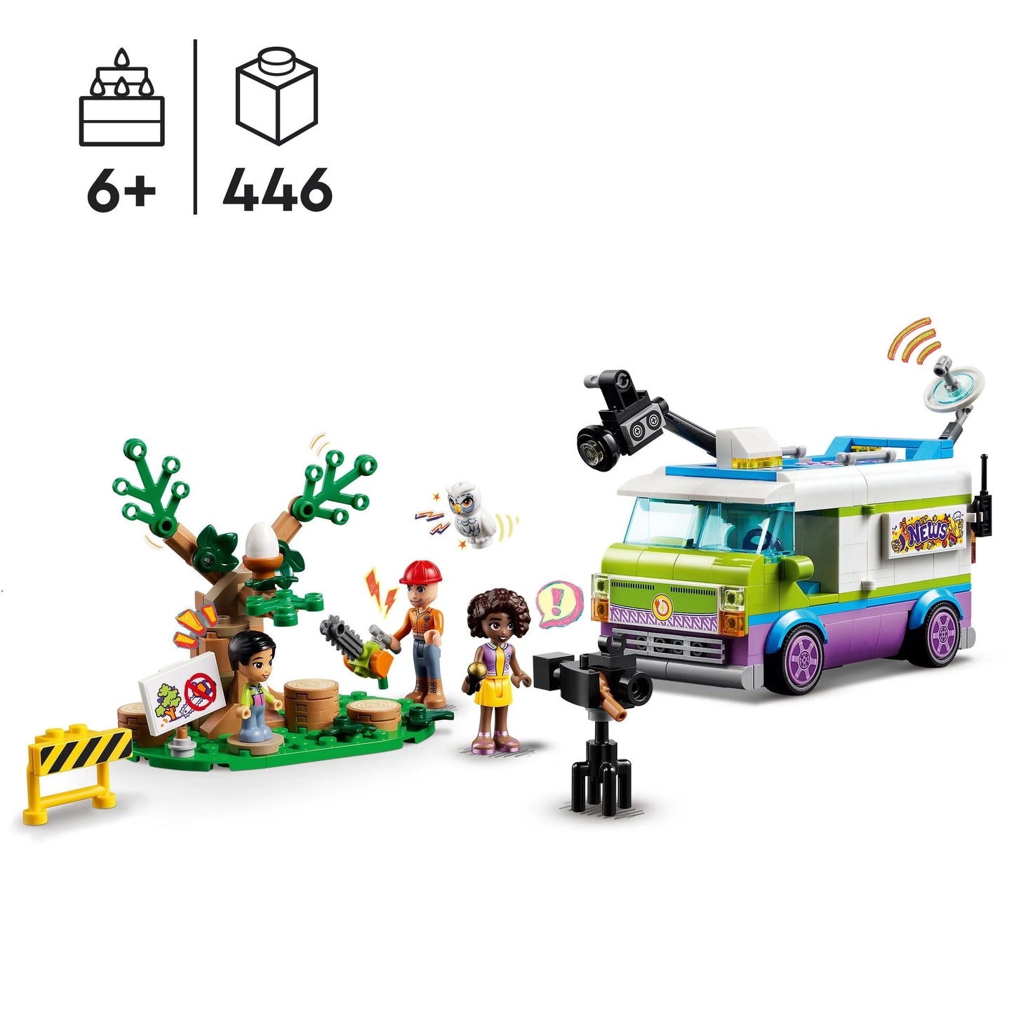 Lego 41749 Friends Newsroom Van