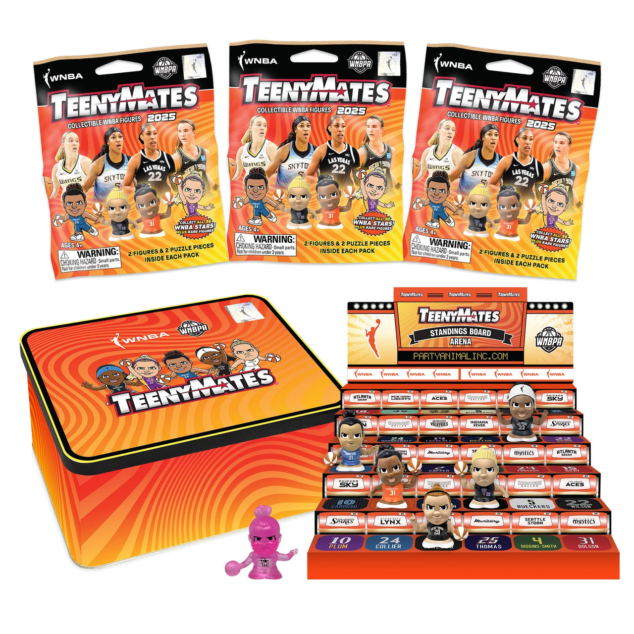 WNBA TennyMates Collectors Tin