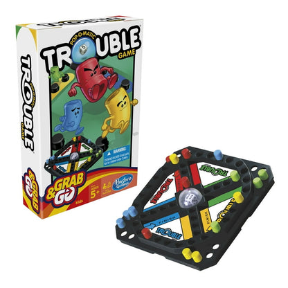 Pop-O-Matic Trouble Grab & Go Game - Hasbro