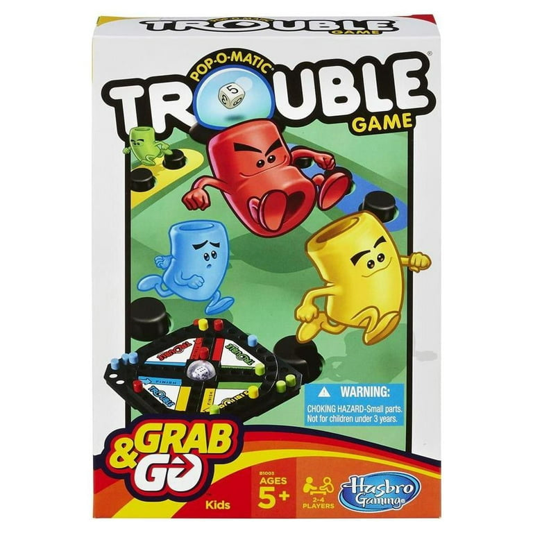 Pop-O-Matic Trouble Grab & Go Game - Hasbro