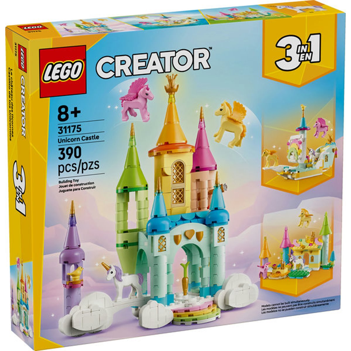 3 in 1 Lego Unicorn Castle