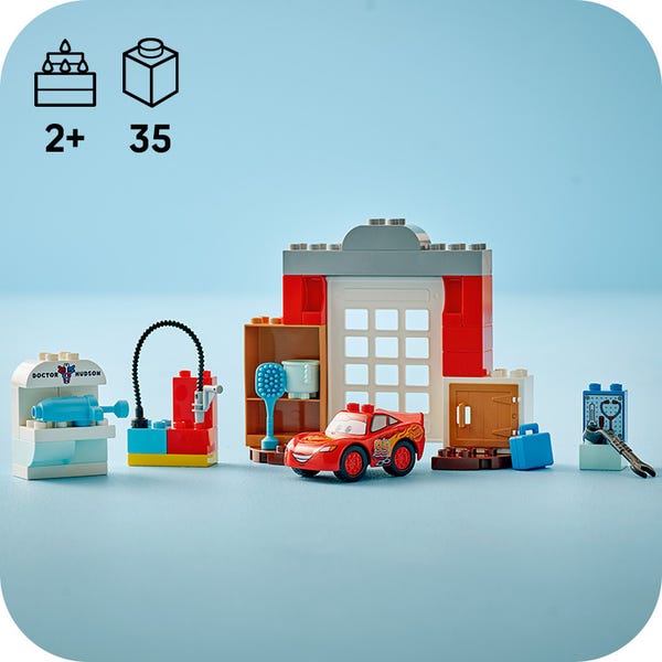 LEGO DUPLO Disney Pixar Cars McQueen's Visit to Doc's Garage building set