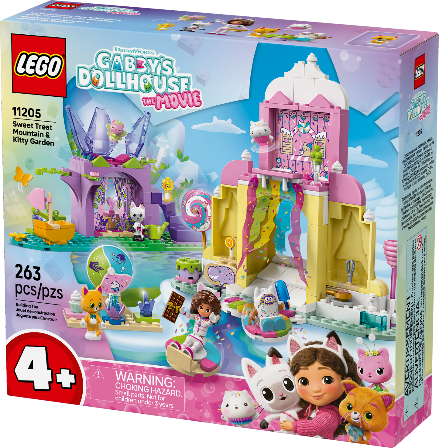 LEGO Gabby's Dollhouse Sweet Treat Mountain & Kitty Garden set