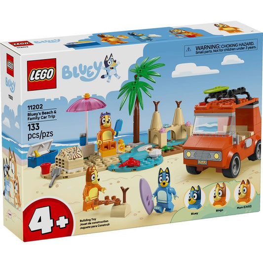 LEGO Bluey’s Beach and Family Car Trip