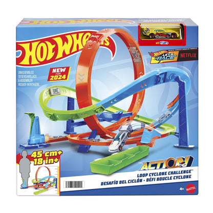 Hot Wheels Action Loop Cyclone Challenge Playset