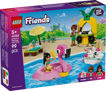LEGO Friends Unicorn and Flamingo Pool Party