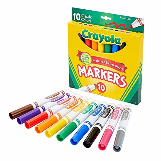 Crayola 10 Classic Color Markers