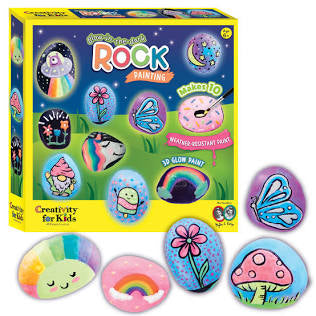 Glow-in-the-dark Rock Painting