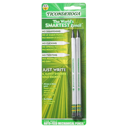 Ticonderoga 2 Pack Mechanical Pencil