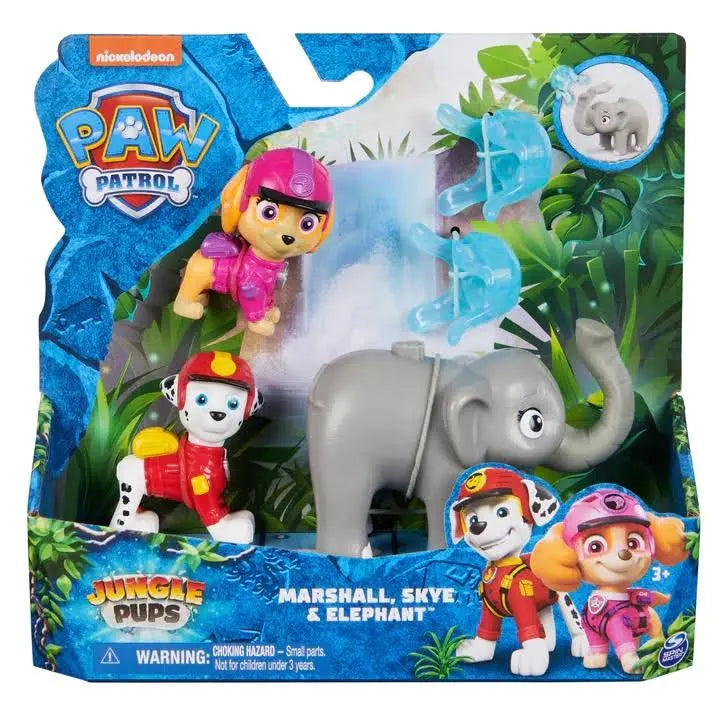 Paw Patrol: Jungle Pups Marshall Skye & Elephant