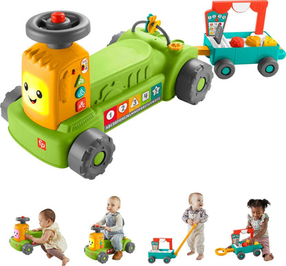 Fisher-Price Laugh and Learn 4-in-1 Farm to Market Tractor