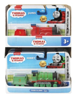 Fisher-Price Thomas & Friends Metal Collection push-along train engines