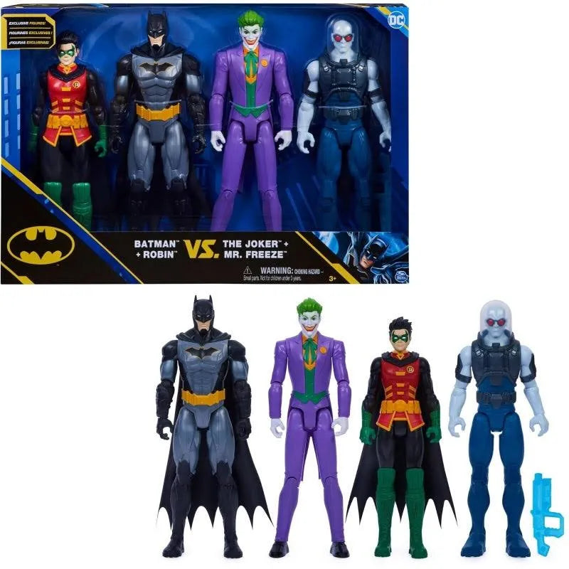 DC Comics Batman + Robin vs. The Joker + Mr. Freeze