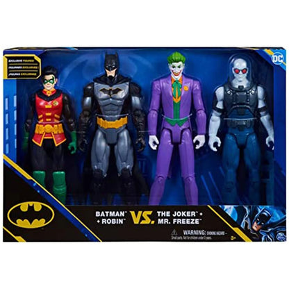 DC Comics Batman + Robin vs. The Joker + Mr. Freeze