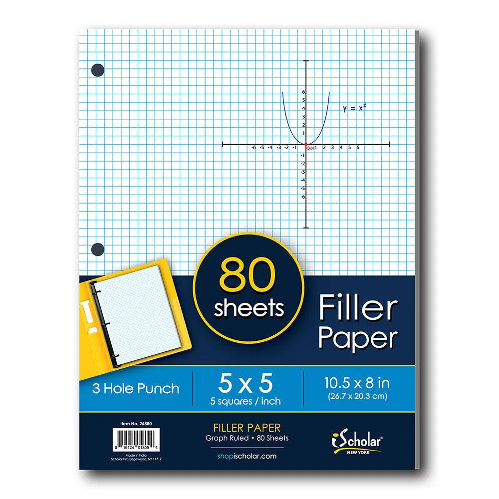 5 x 5 Quad Graph Paper