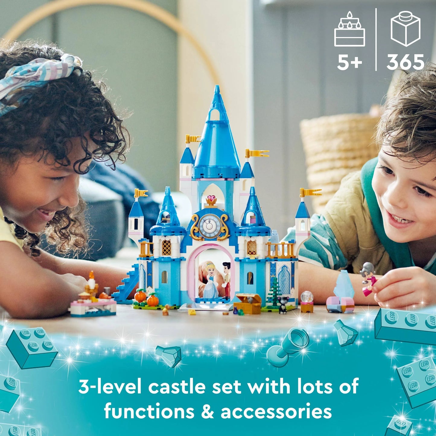 Lego 43206 Disney Cinderella and Prince Charming’s Castle