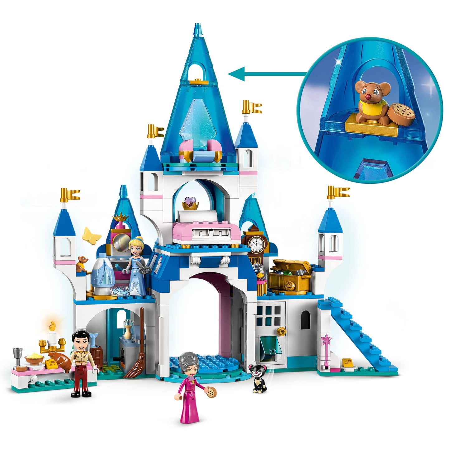 Lego 43206 Disney Cinderella and Prince Charming’s Castle