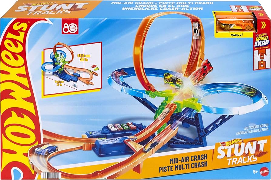 Hot Wheels Stunt Tracks Mid-Air Crash