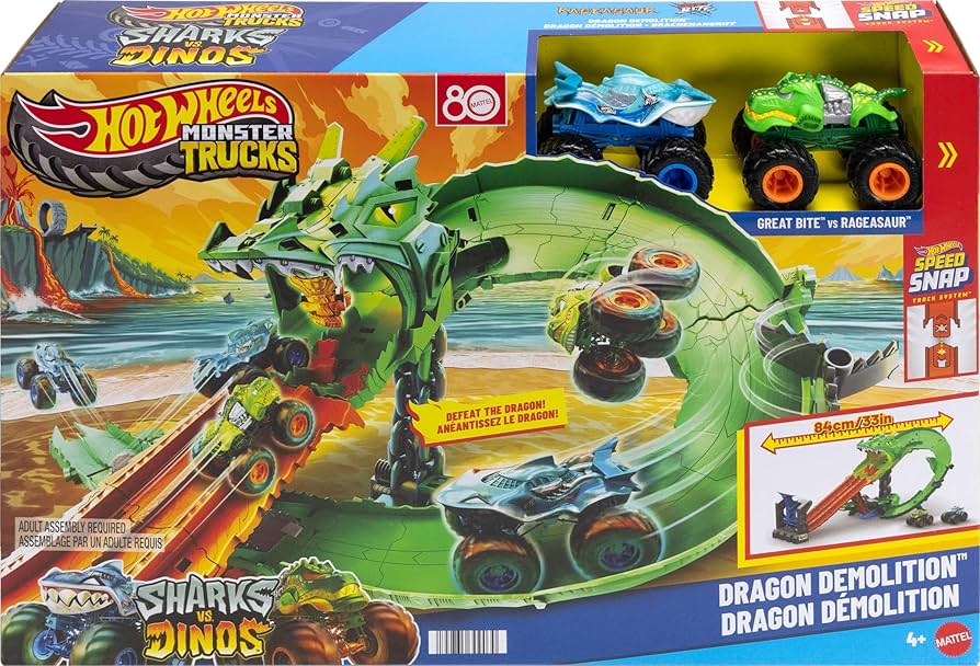 Hot Wheels Monster Truck Dragon Demolition