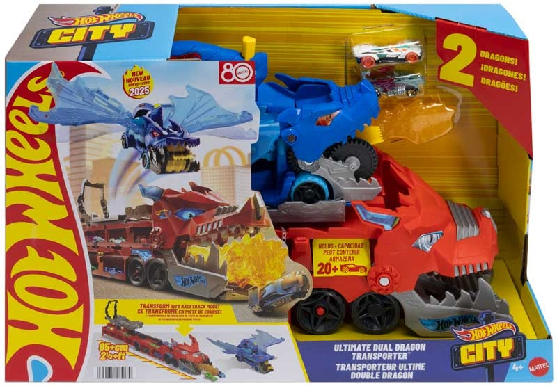 Hot Wheels Ultimate Dual Dragon Transporter