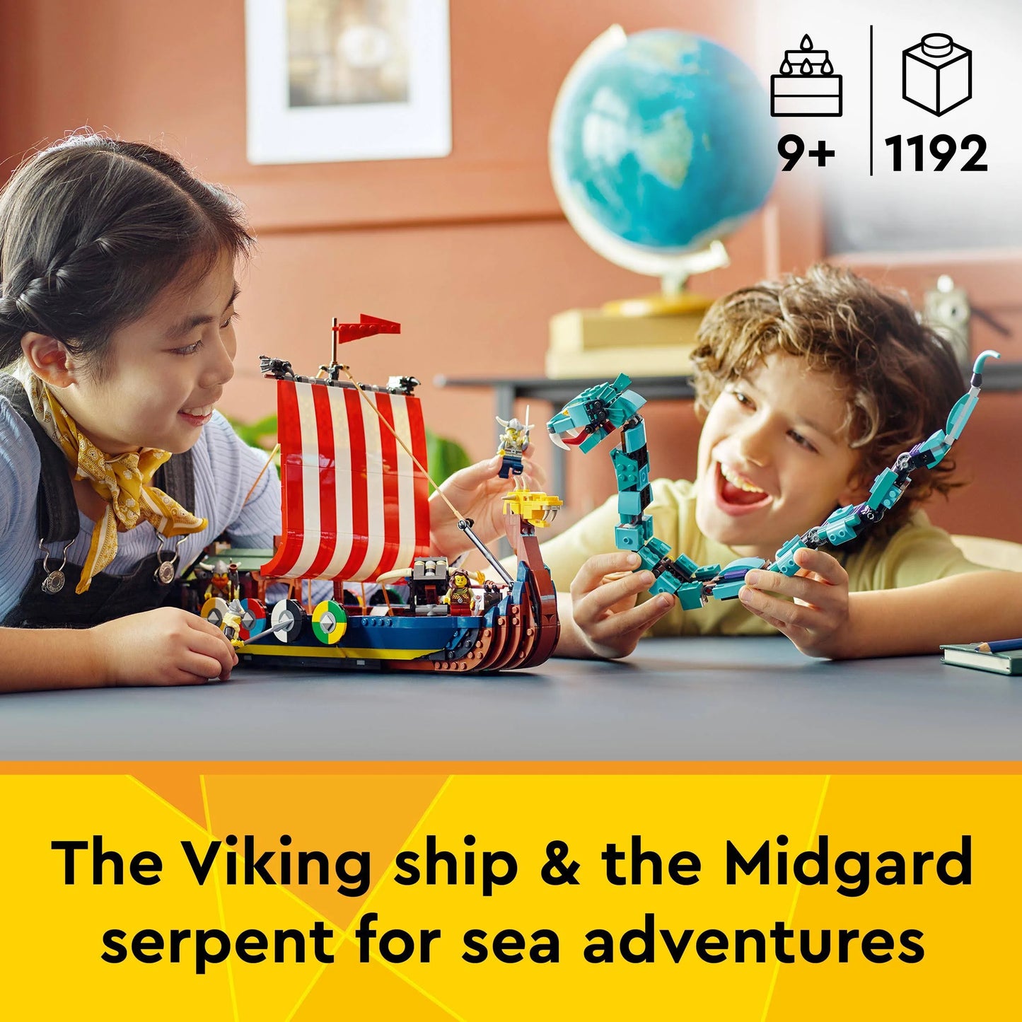 Lego 31132 Creator 3 in 1 Viking Ship and the Midgard Serpent