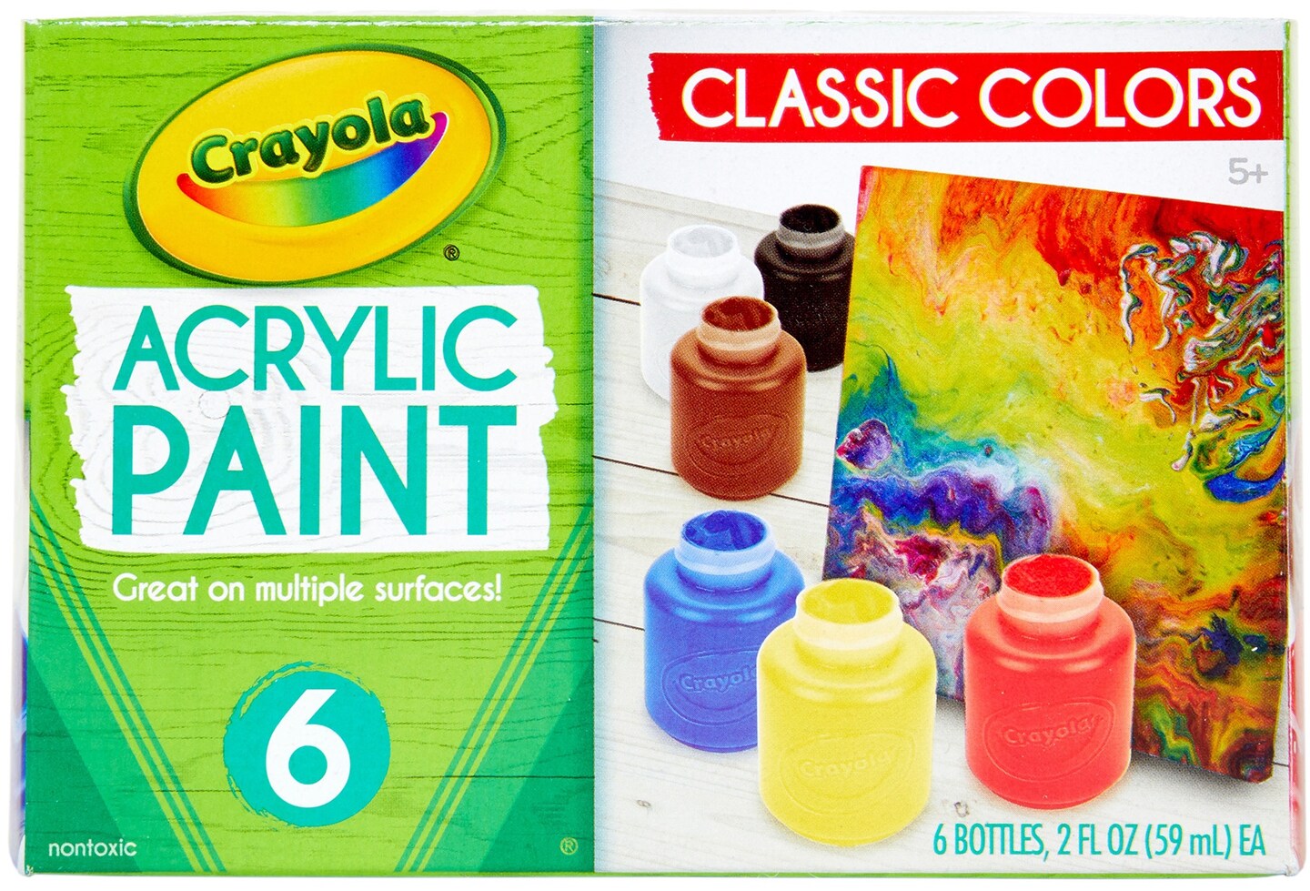 Crayola Acrylic Paint Classic Colors