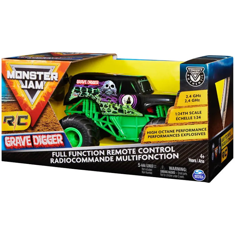 Monster Jam R/C Remote Control Monster Truck 1:24 Scale