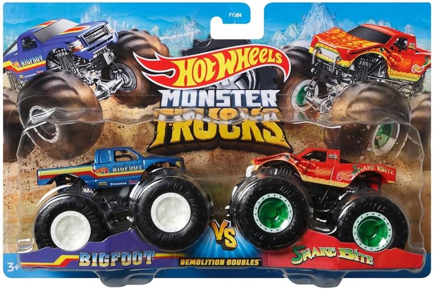 Hot Wheels Monster Trucks Demolition Doubles