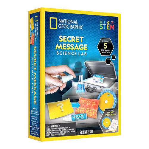 National Geographic Secret Message Science Lab