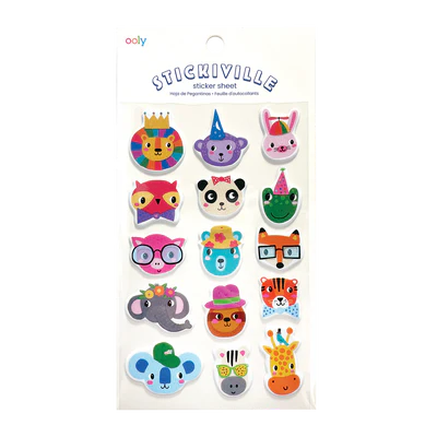 Stickiville stickers sheet