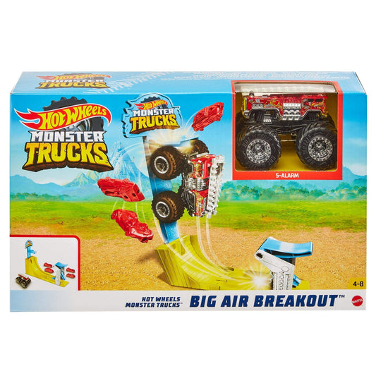 Hot Wheels Monster Truck Big Air Breakout Play Set