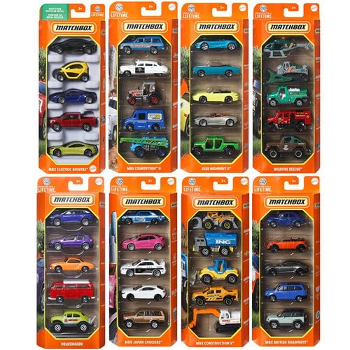 Matchbox 5 Pack Assorted Individually