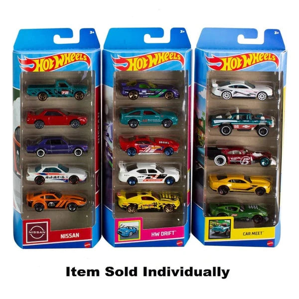 Hot Wheels 5 Pack Individually Assorted