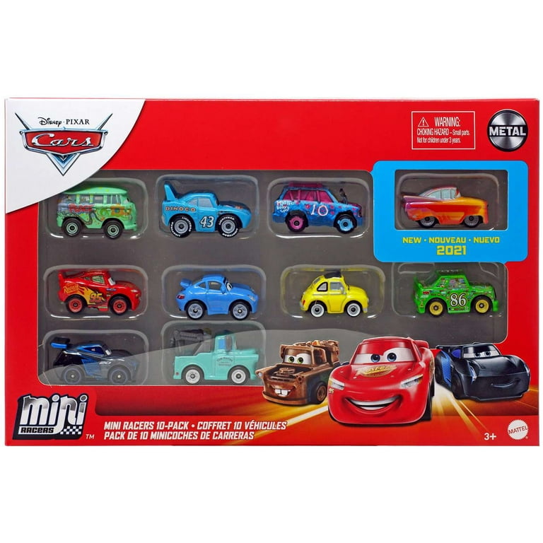 Disney / Pixar Cars Die Cast Mini Racers Variety 10-Pack Sold Individually Pack - Assorted