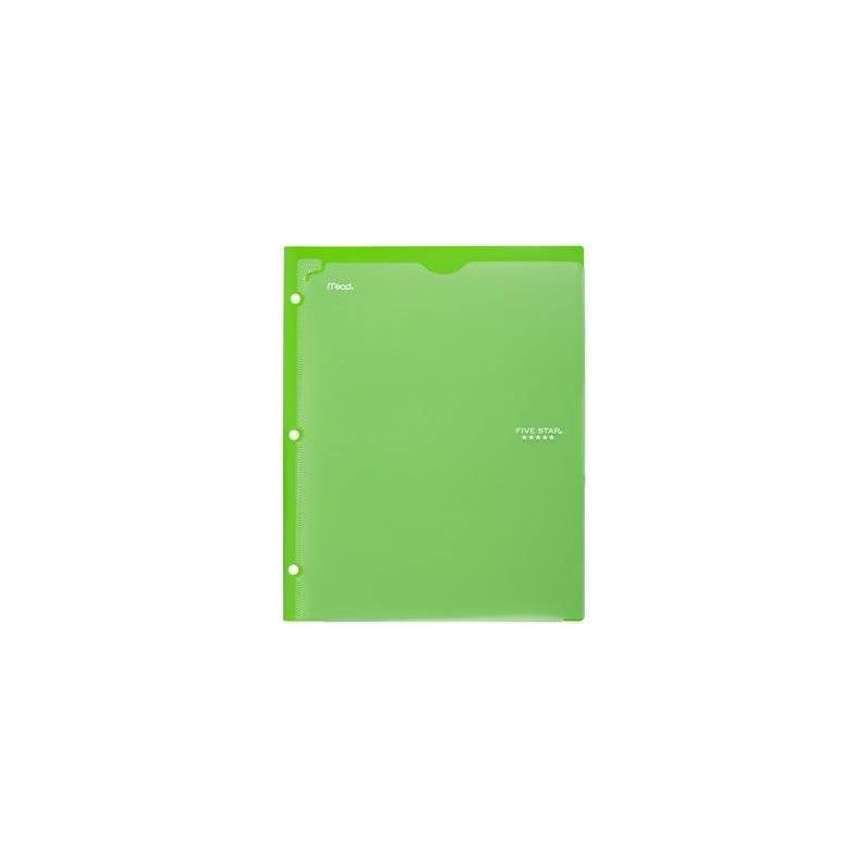 Mead Five Star 2 Pocket Plastic Folder