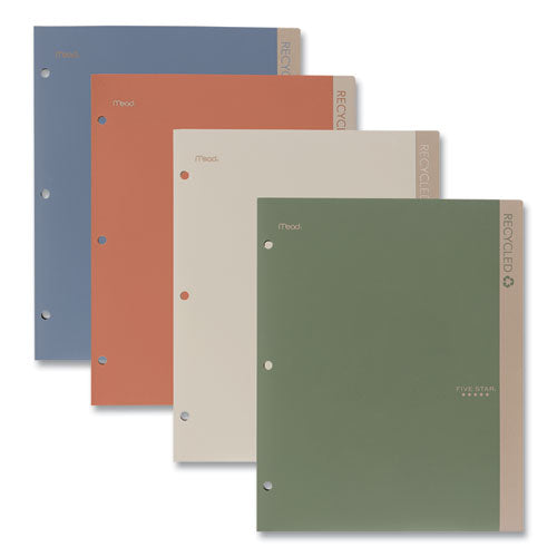 Five Star Recycled Plastic Two-Pocket Folder (11" x 8.5")