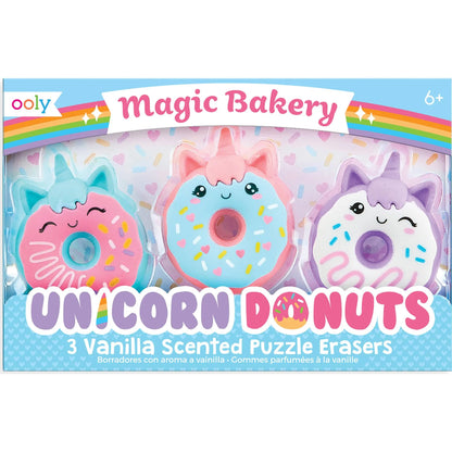 Ooly Magic Bakery Unicorn Donuts Scented Erasers