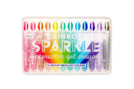 Ooly Rainbow Sparkle Watercolor Gel Crayons